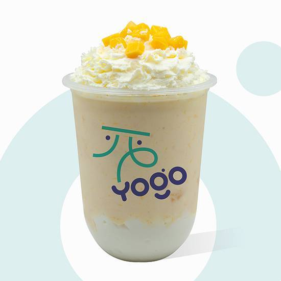Mango Mochi Yogurt / 芒果团团酸奶